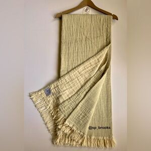 🎁Texteis Penedo Throw Blanket - Made in Portugal Cotton - Sage